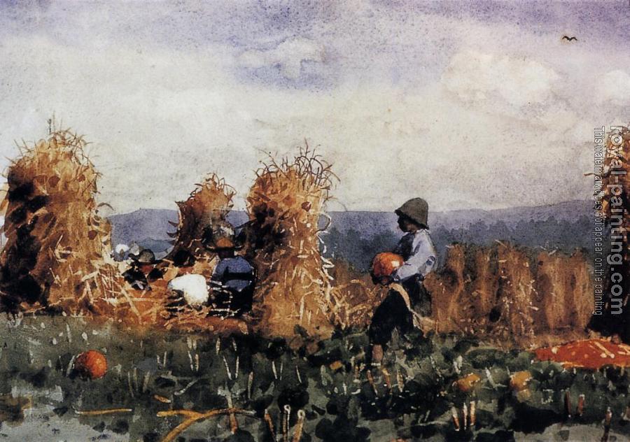 Winslow Homer : The Pumpkin Patch